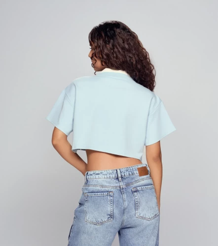 Mika Blusa Boxy Con Tejidos TyperAC