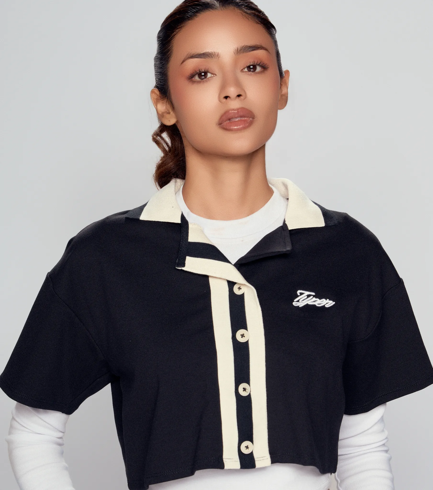 Mika Blusa Boxy Con Tejidos Typer 834487 