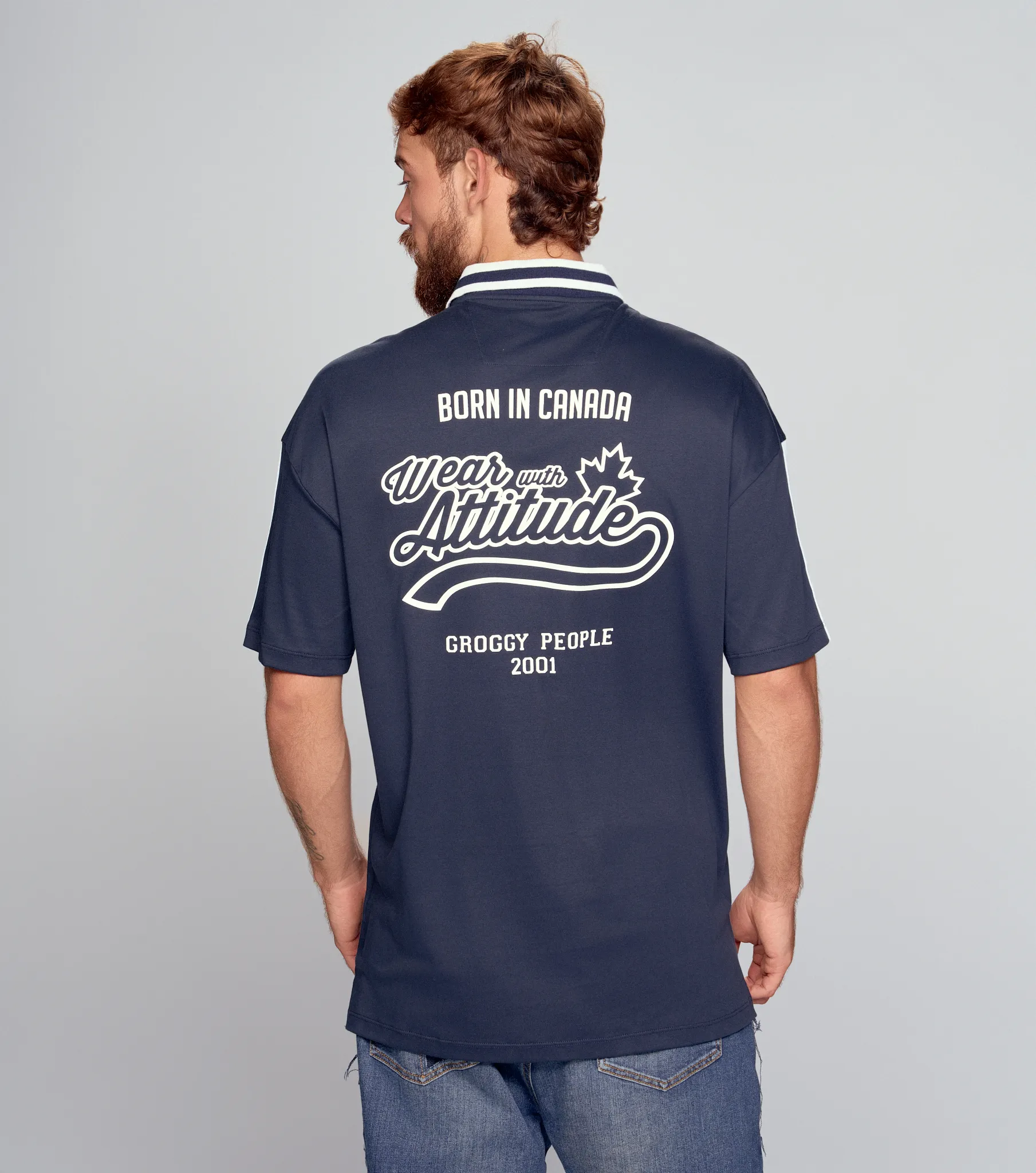 Mika Polo Oversized Masculina Groggy 834757 AO