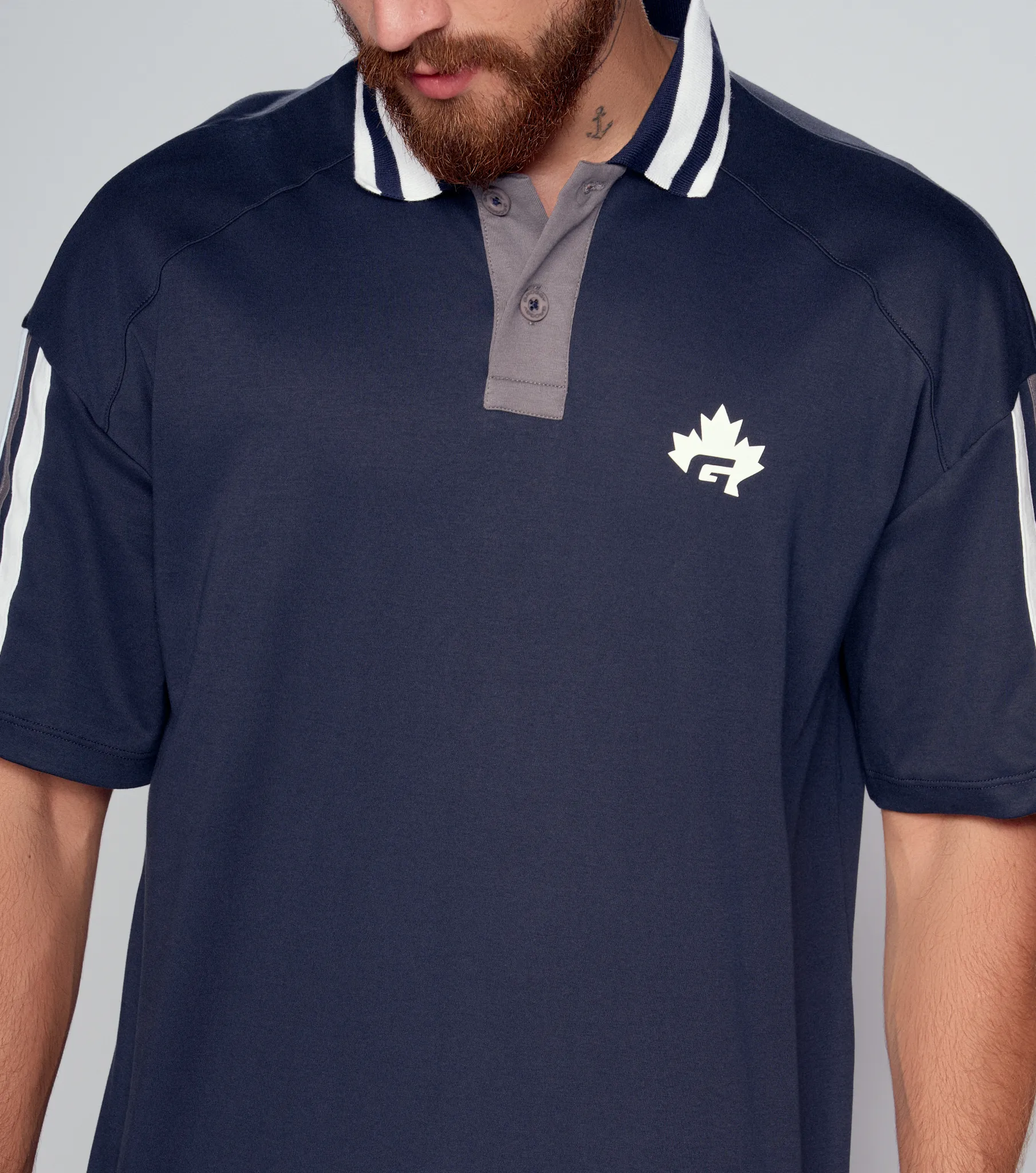 Mika Polo Oversized Masculina Groggy 834757 AO