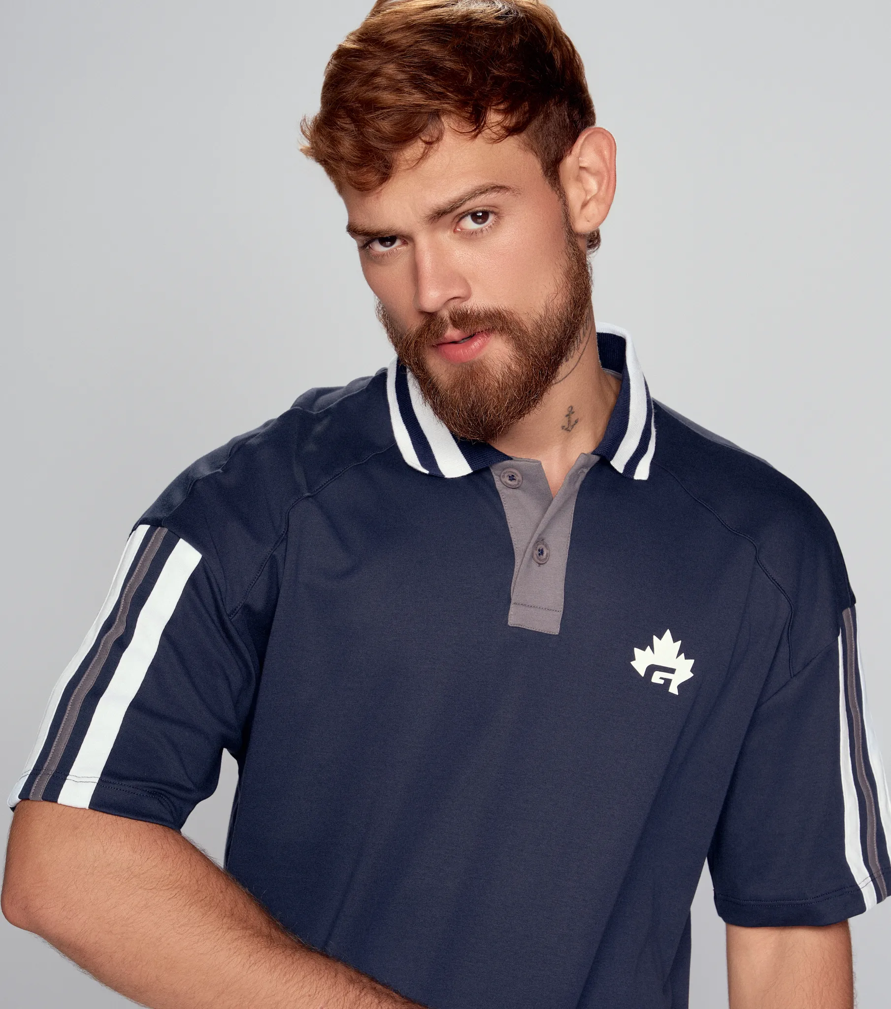 Mika Polo Oversized Masculina Groggy 834757 AO
