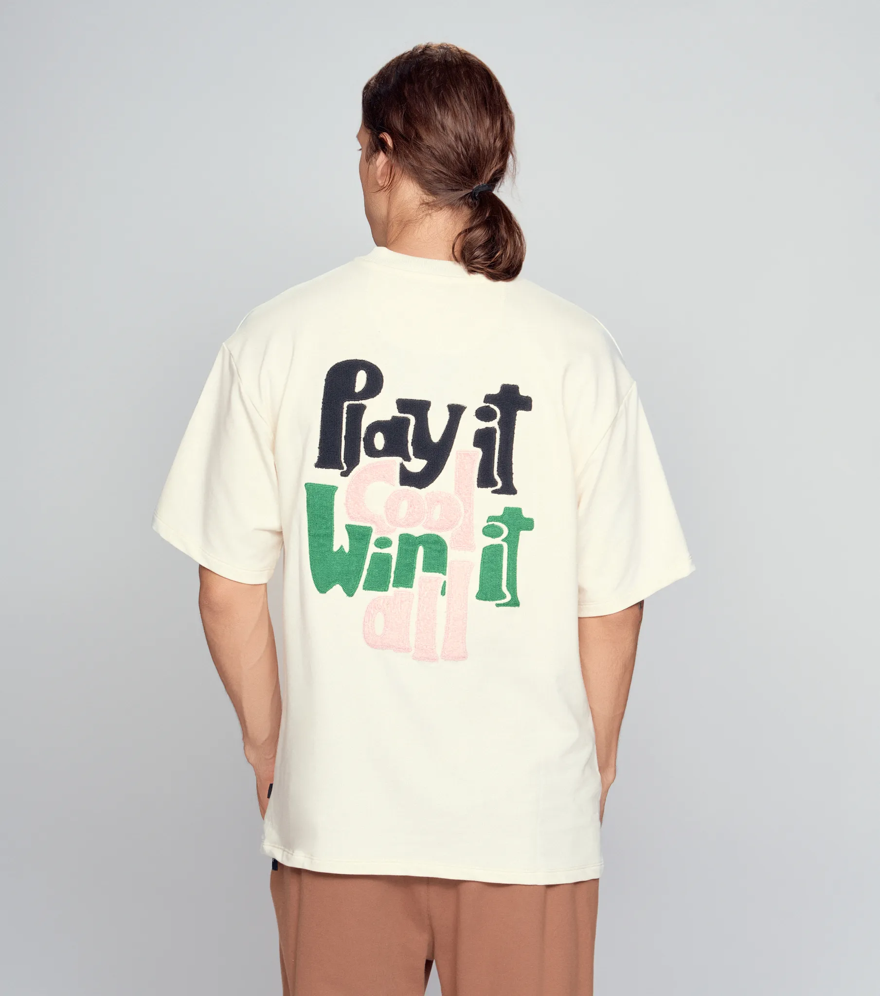 Mike T Shirt Oversized Con Bordado Typer 835664 