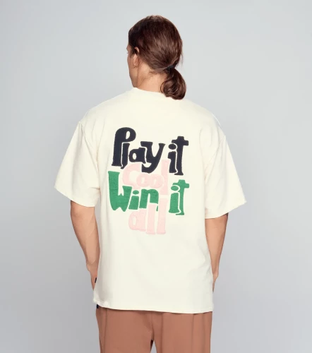Mike T Shirt Oversized Con Bordado TyperAR
