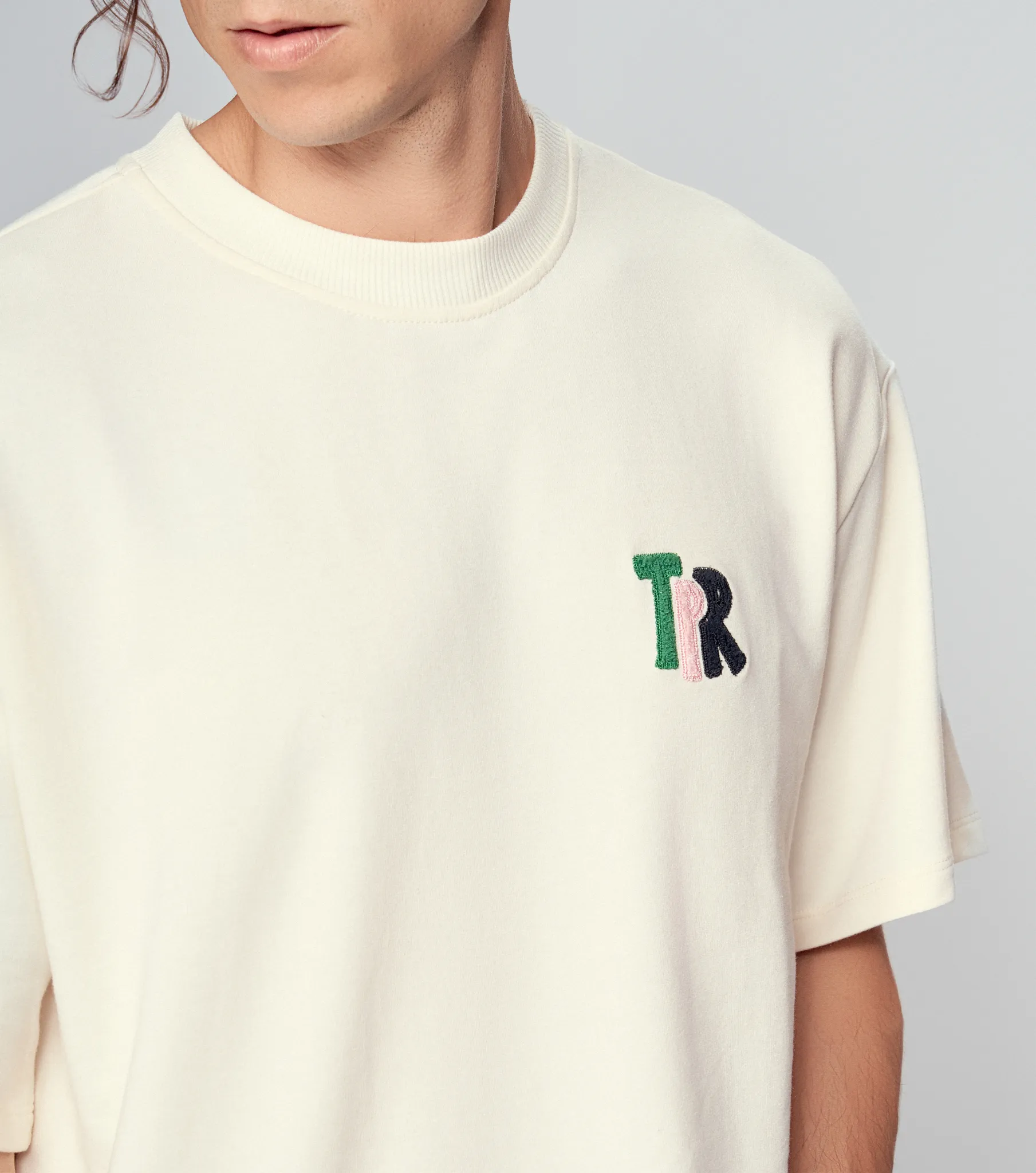 Mike T Shirt Oversized Con Bordado Typer 835664 