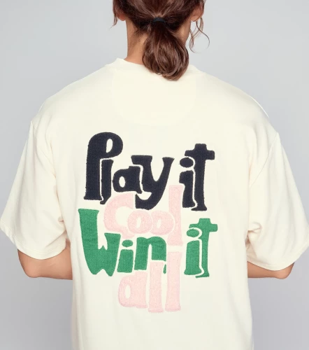 Mike T Shirt Oversized Con Bordado TyperAR