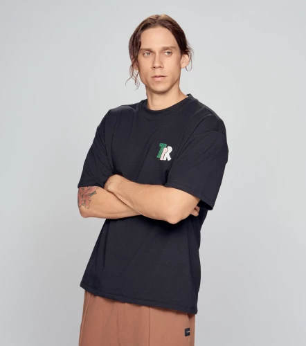 Mike T Shirt Oversized Con Bordado TyperNG