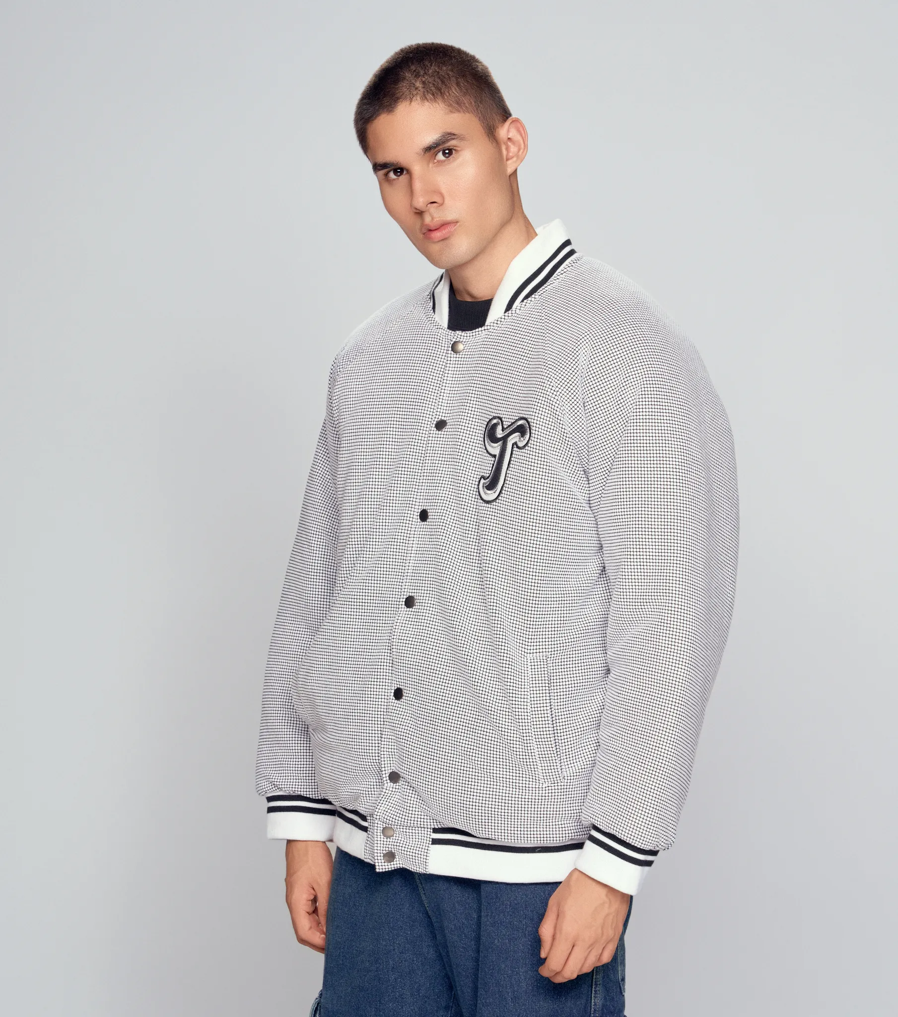Orlando Chaqueta Bomberg Oversize Texturizada TyperBL