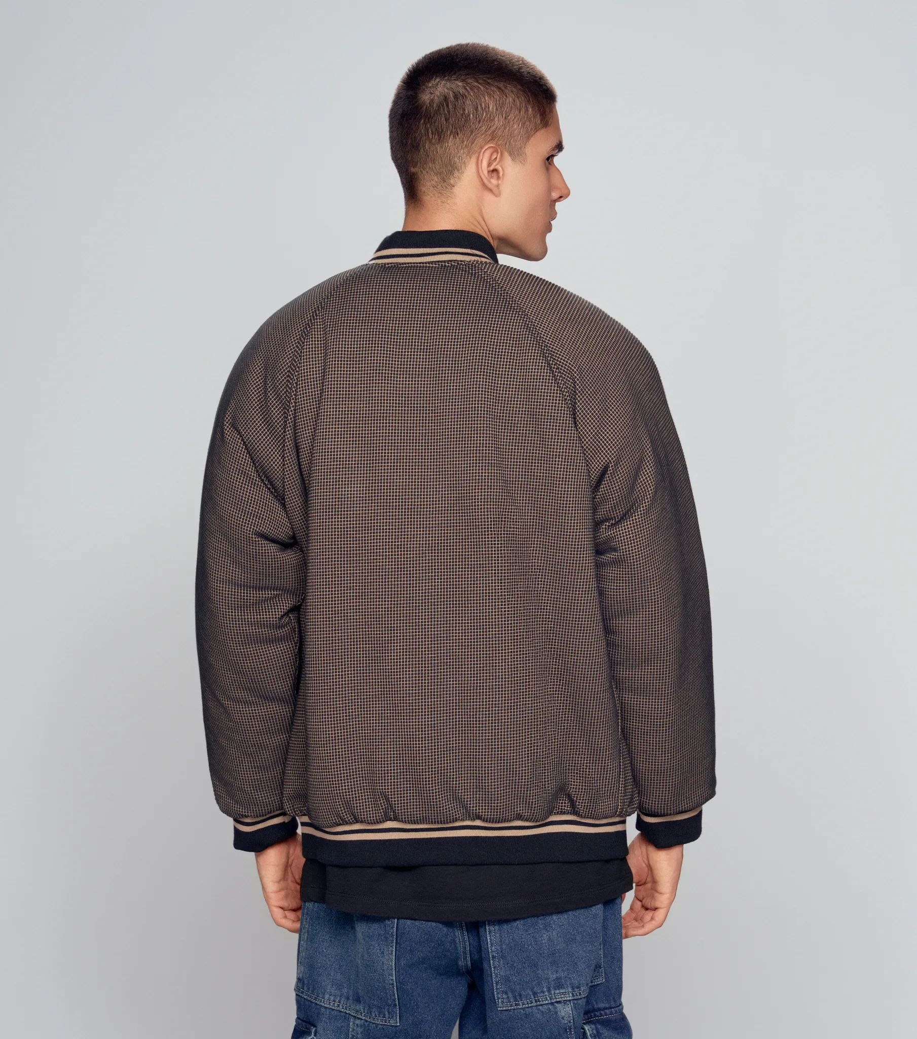 Orlando Chaqueta Bomberg Oversize Texturizada Typer 834595 BL