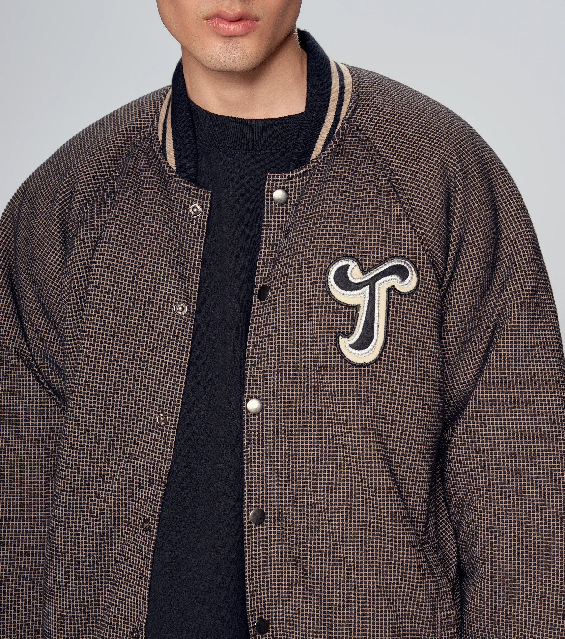 Orlando Chaqueta Bomberg Oversize Texturizada Typer 834595 BL