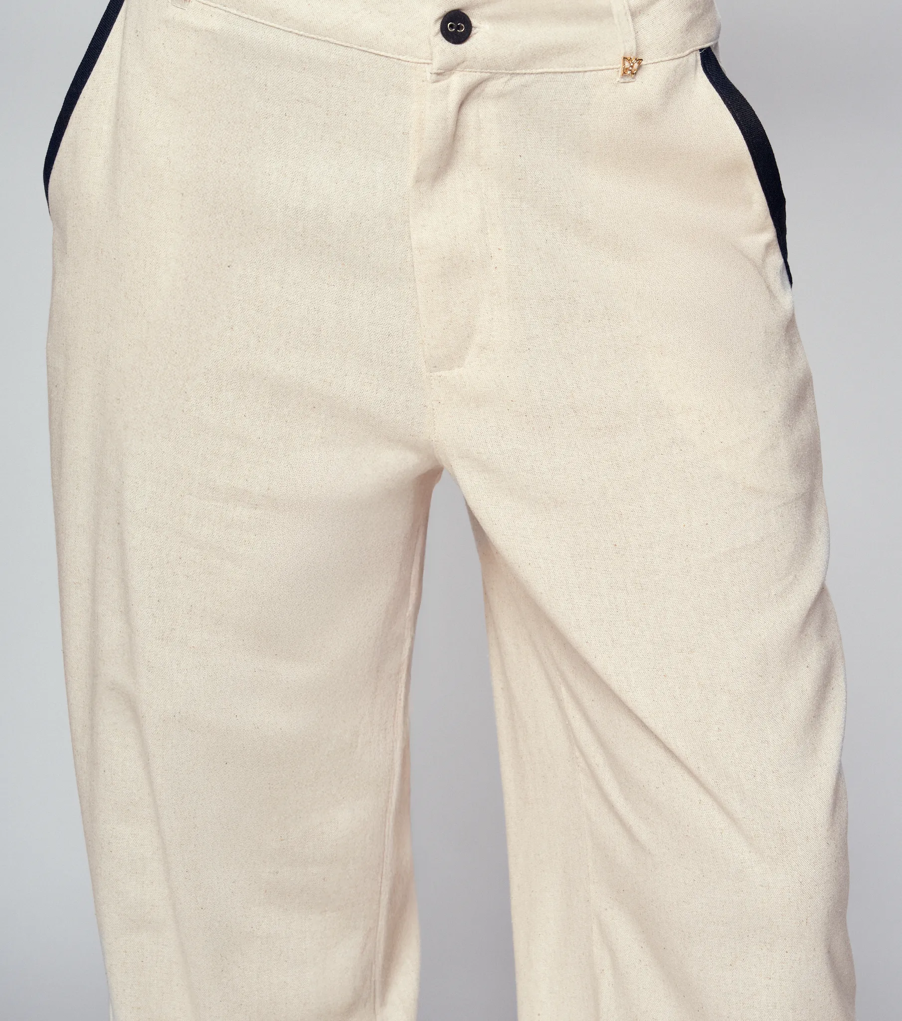 Pantalon Para Mujer Bota Bell Unicolor En Lino Derek 834898 AR