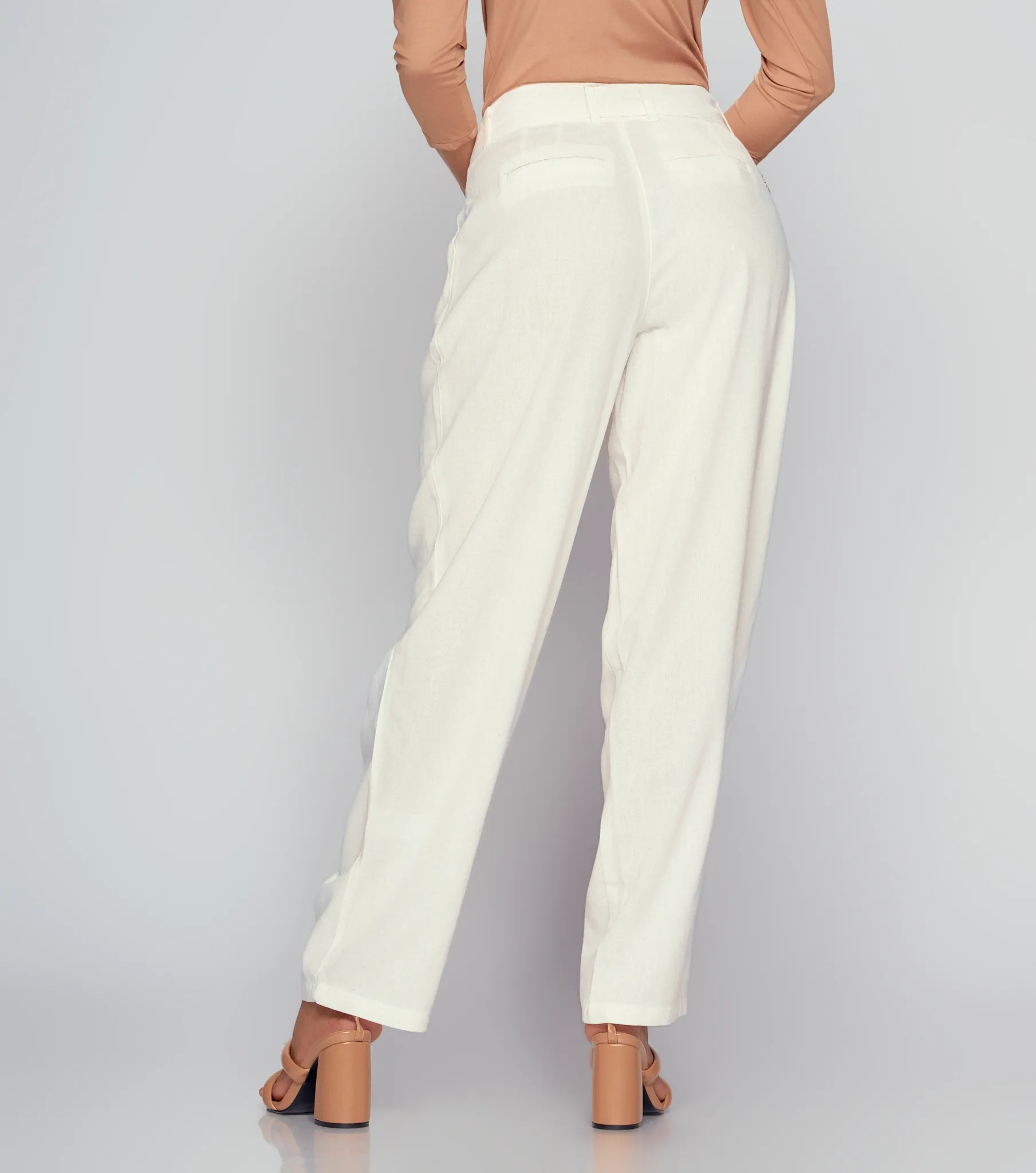 Pantalon Para Mujer En Lino Unicolor Anitta Derek 834363 AR