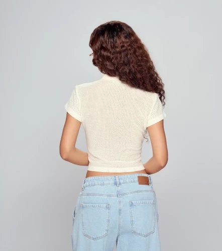 Pepper Blusa Slim Texturizada Con Cremallera TyperBH