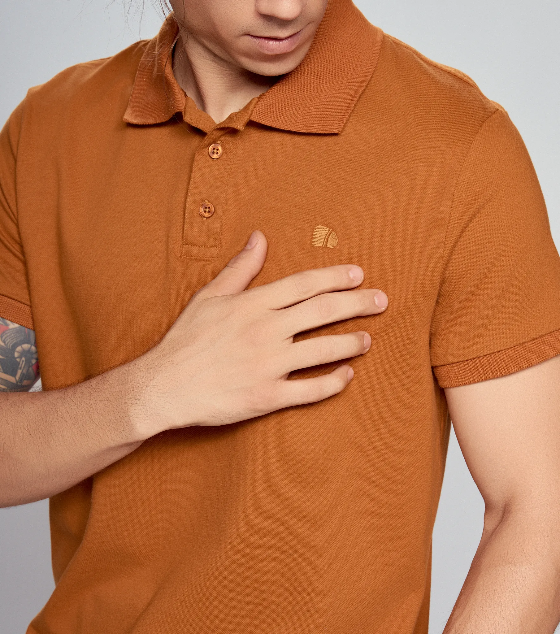 Polo Americanino Mc Slim Indio Apliq 130739 AM