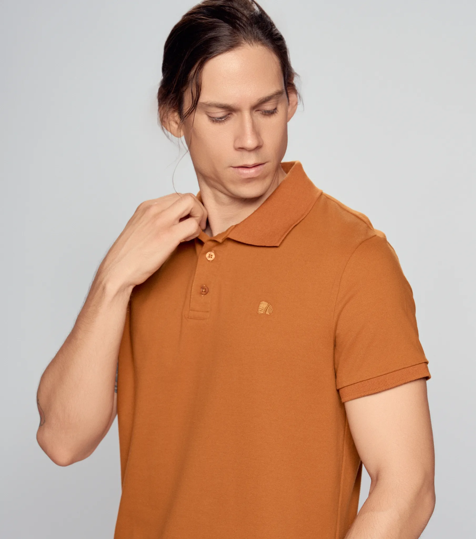 Polo Americanino Mc Slim Indio Apliq 130739 AM