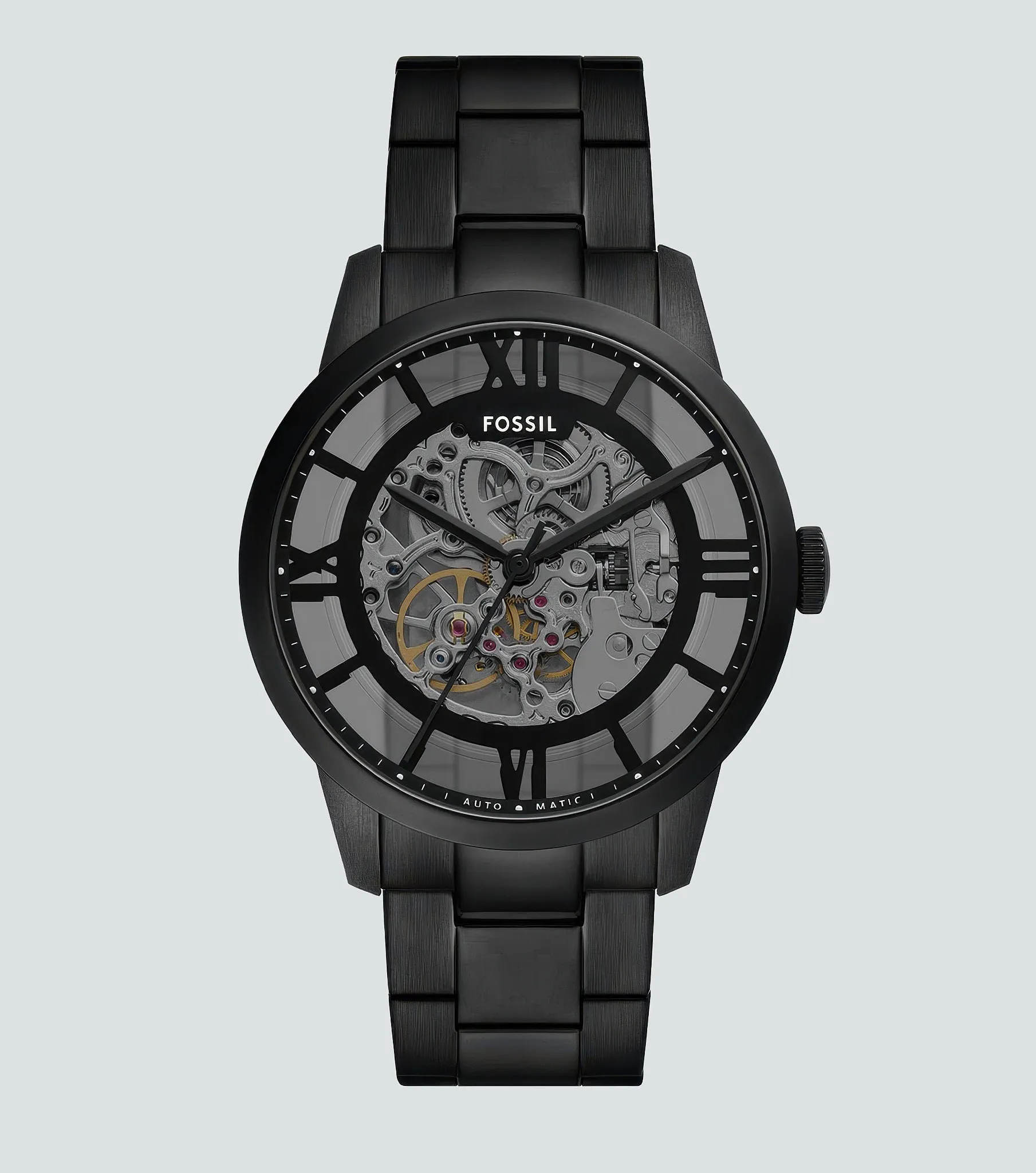 Black Reloj Fossil Hombre All Stainless Steel Marca Fossil Precio