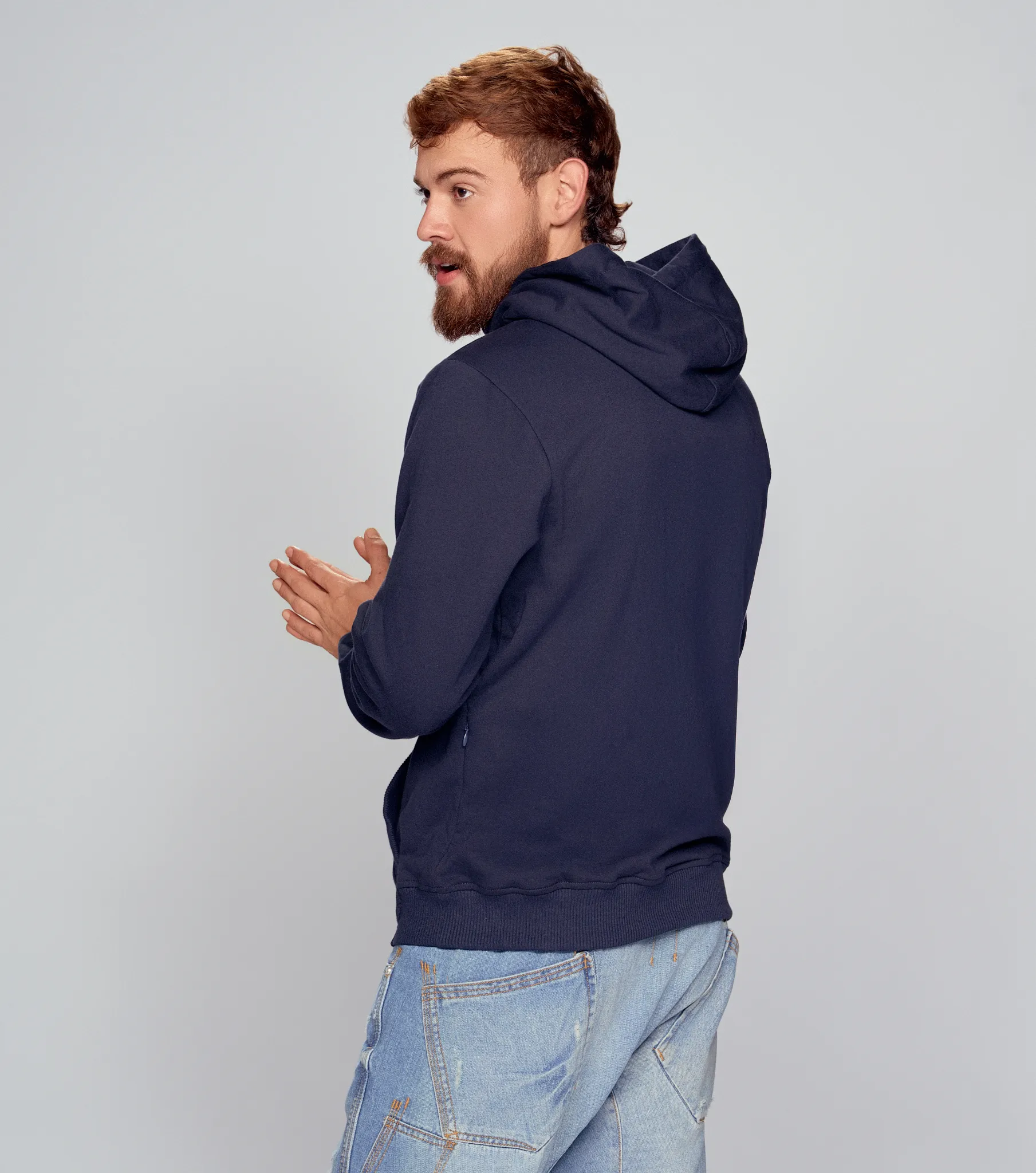 Sion Buzo Con Capota Masculino Gas 834068 AZ