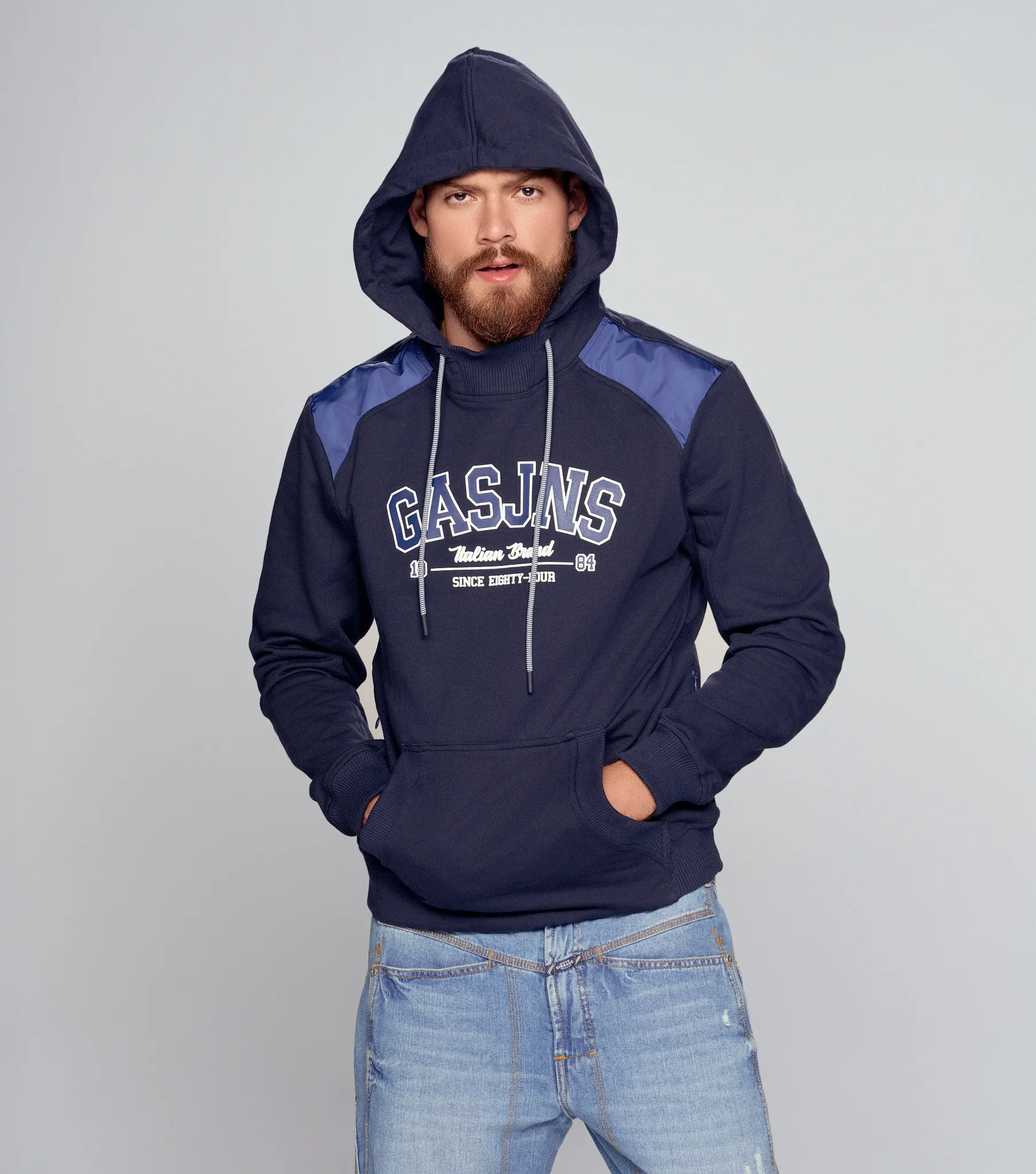 Sion Buzo Con Capota Masculino Gas 834068 AZ