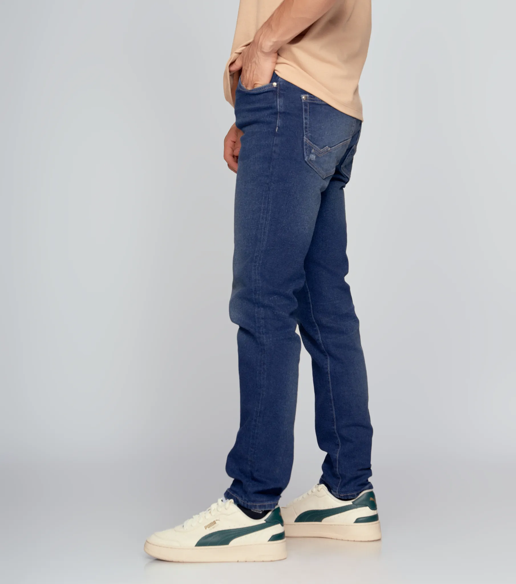 Stell Thiago Jean Con Proceso Medio Y Botonera Unser 835090 AZ