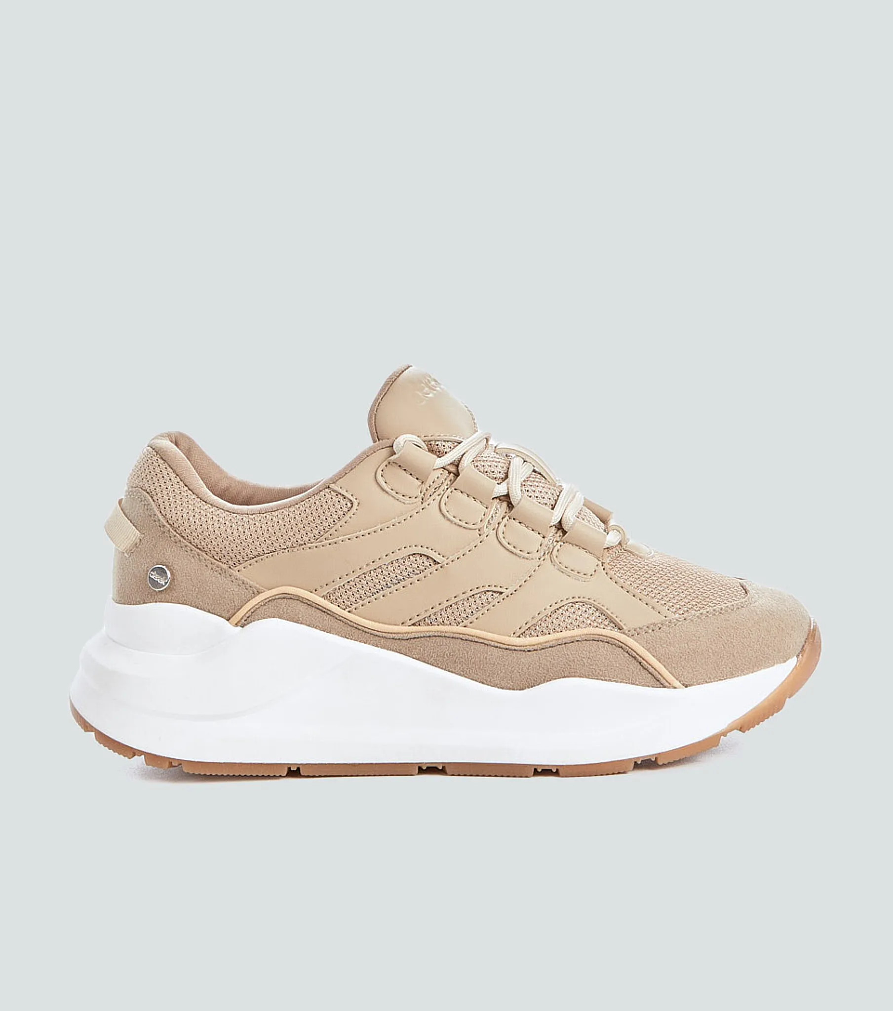 Tenis Para Mujer Karol Combinado Con Cordones DerekKQ
