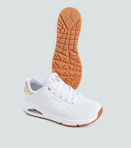 Tenis Skechers Duraleather Metallic HeelBL