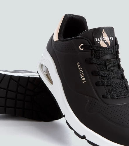 Tenis Skechers Duraleather Metallic HeelNG