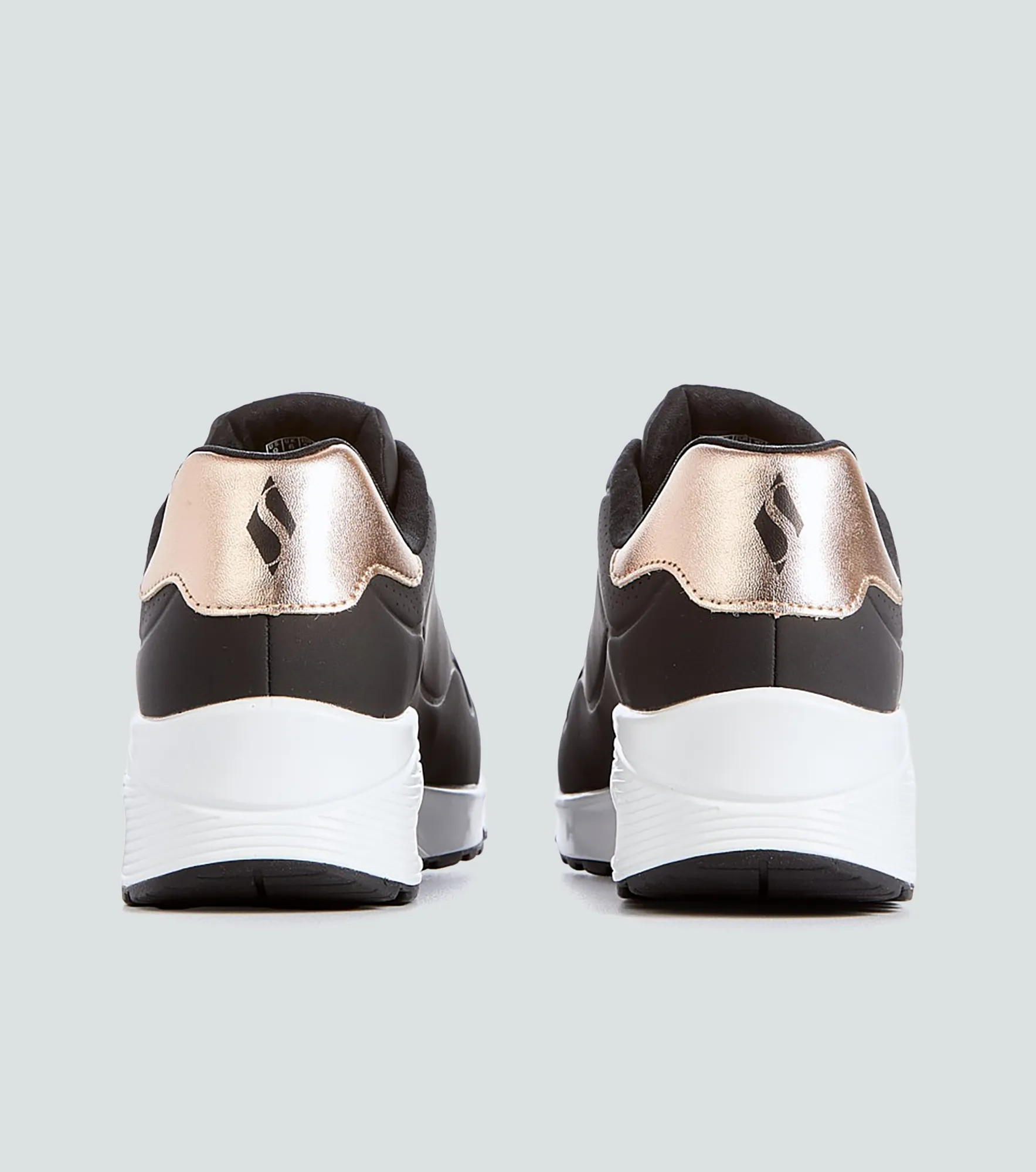 Tenis Skechers Duraleather Metallic Heel 126758 NG