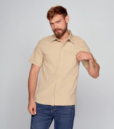 Xander Camisa Regular Manga Corta Masculina GroggyCM