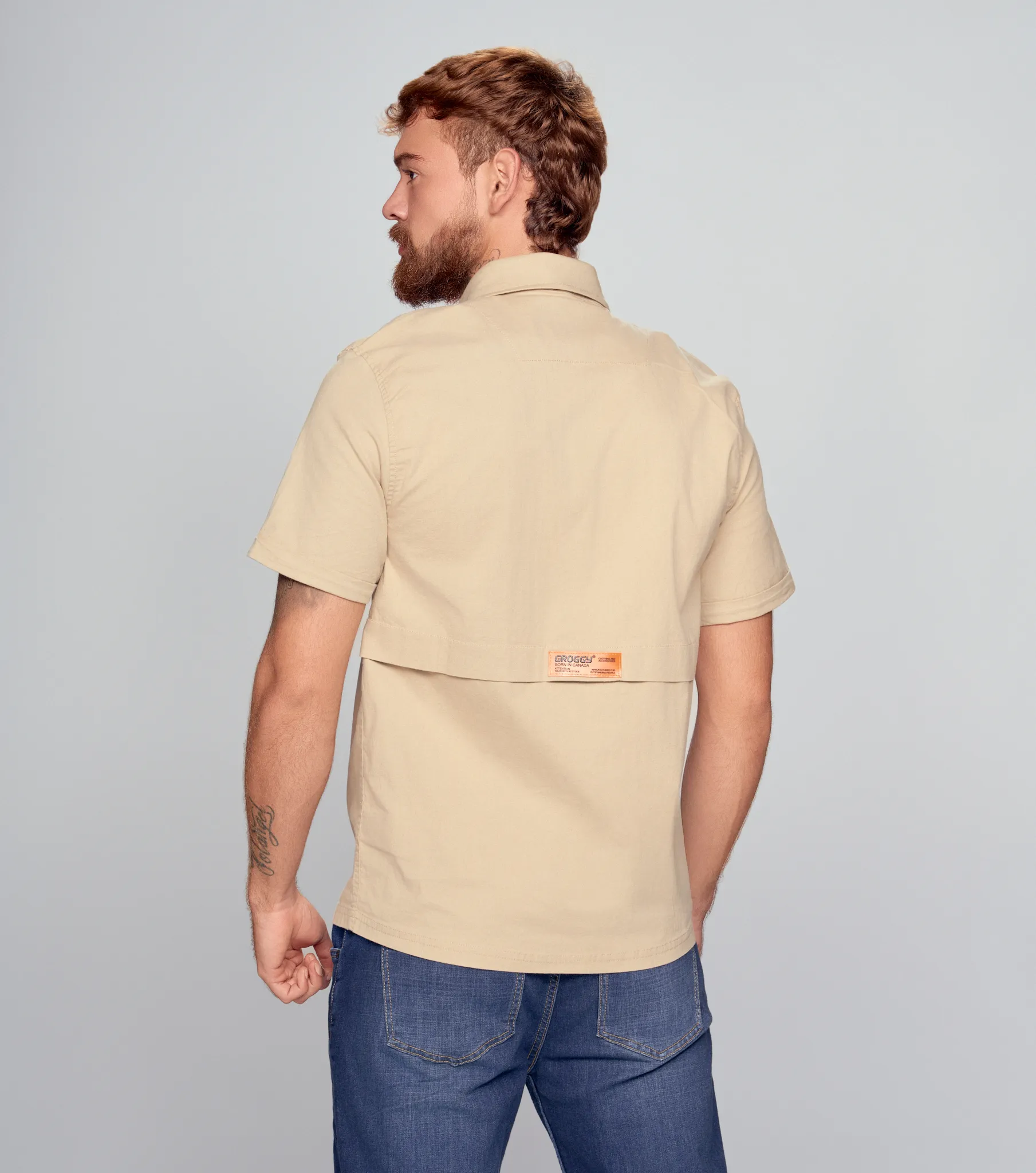 Xander Camisa Regular Manga Corta Masculina Groggy 833605 CM