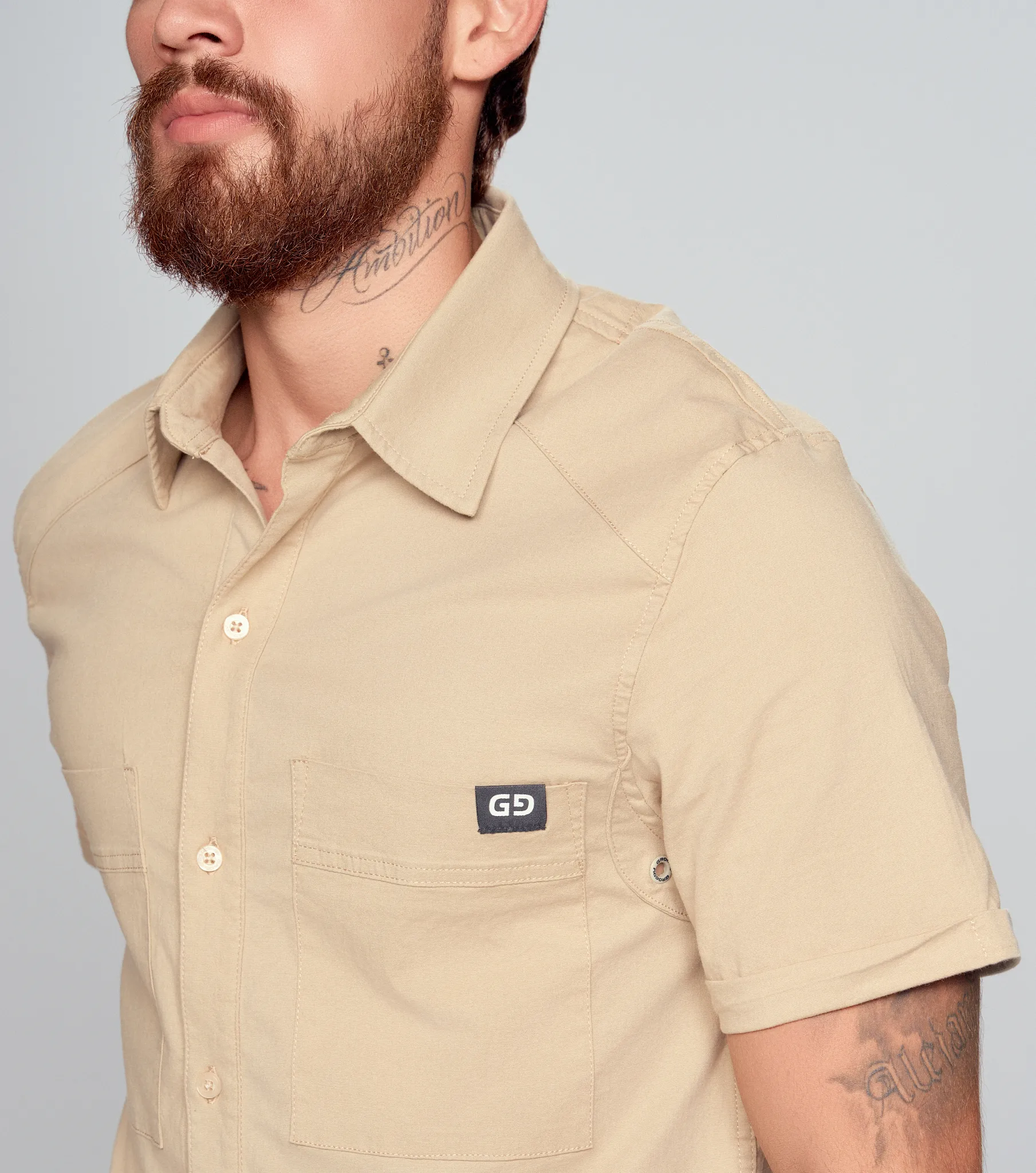 Xander Camisa Regular Manga Corta Masculina Groggy 833605 CM