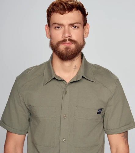 Xander Camisa Regular Manga Corta Masculina GroggyVD