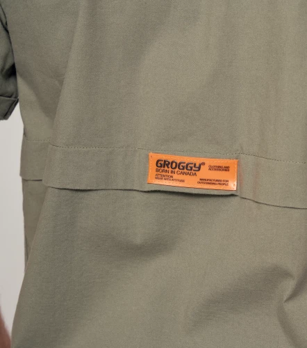 Xander Camisa Regular Manga Corta Masculina GroggyVD