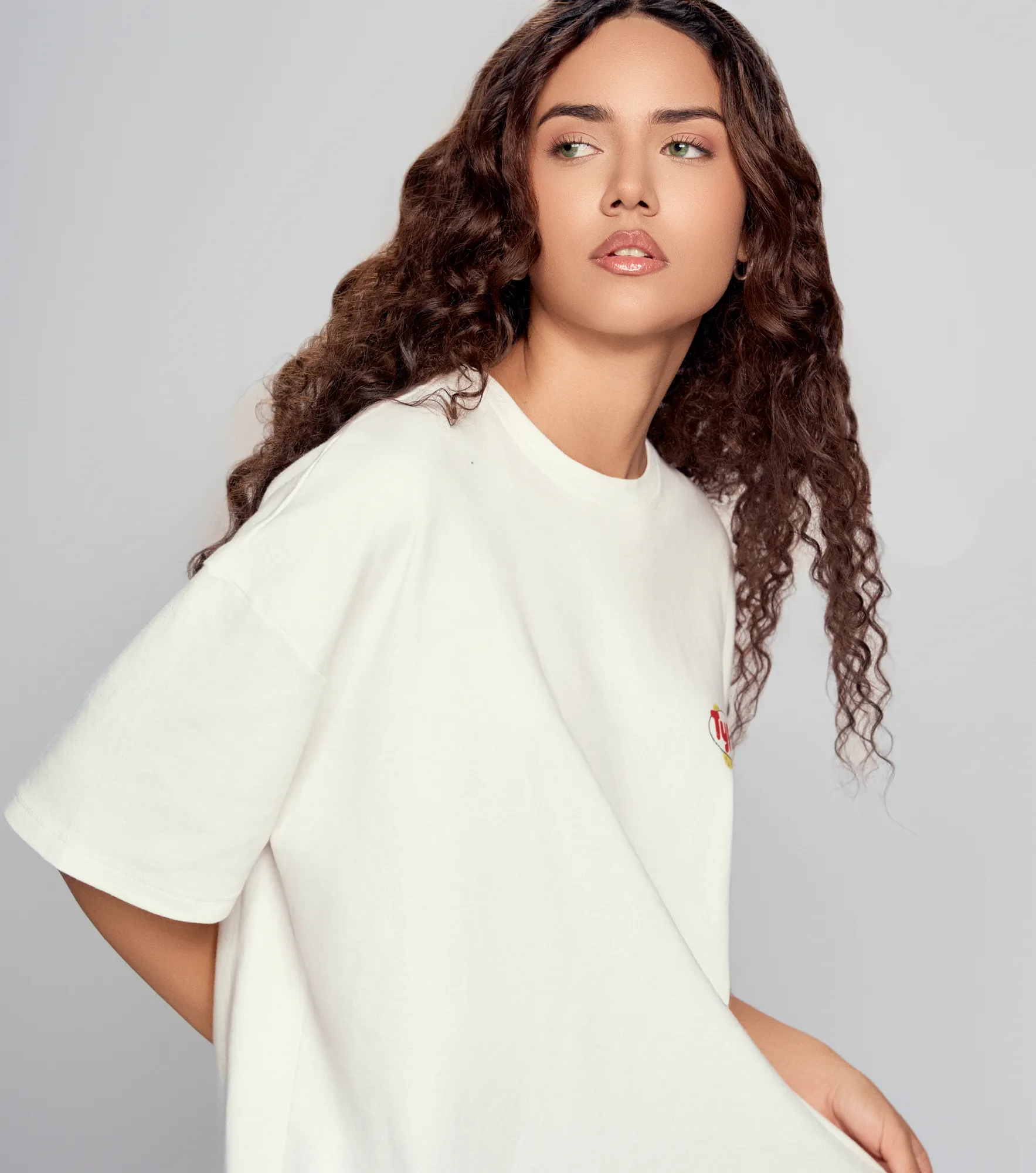 Ludmila T Shirt Oversize Estampada Typer 836015 