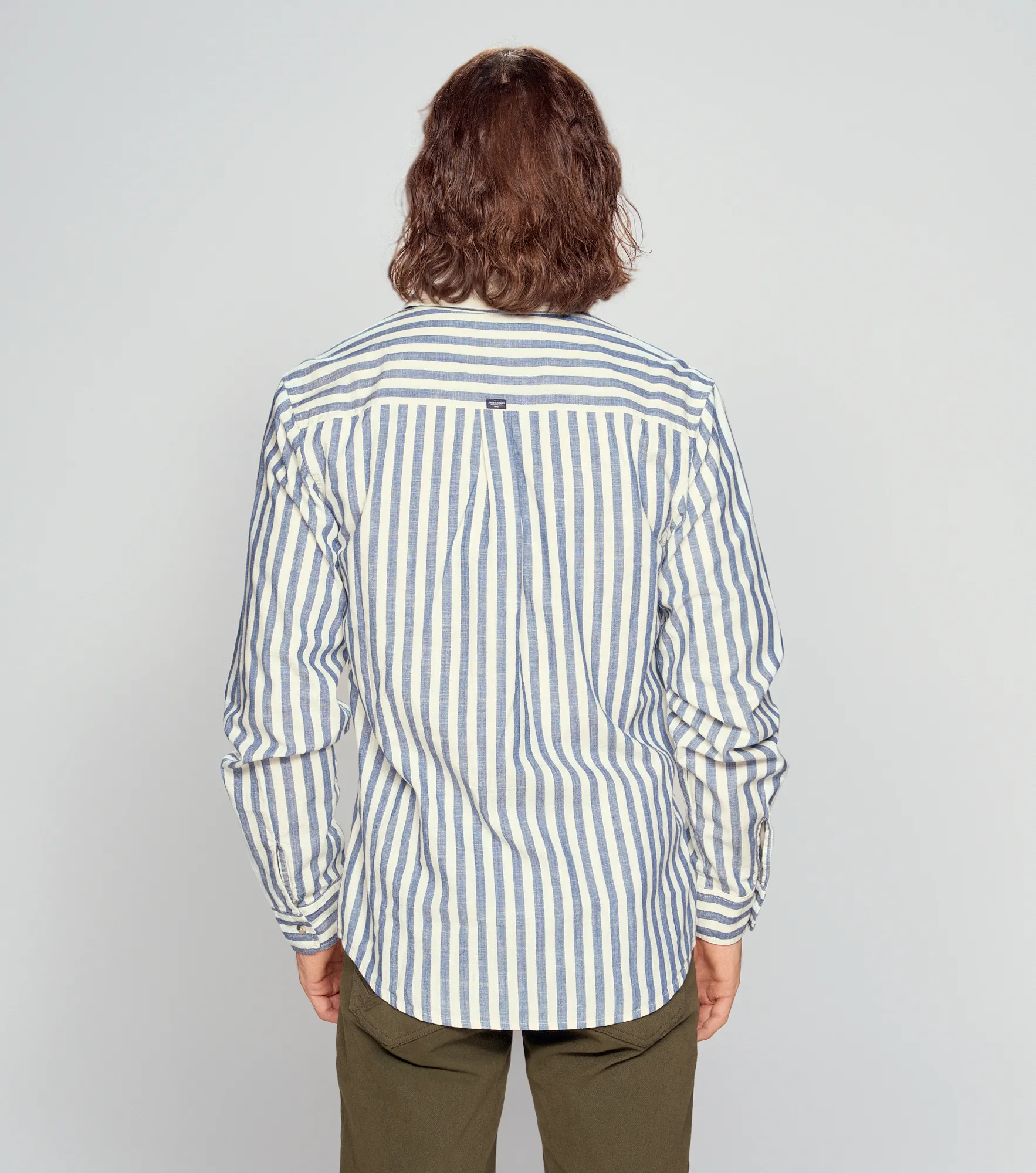 Camisa Americanino Ml Slim Fit Denim Ray 131404 AZ