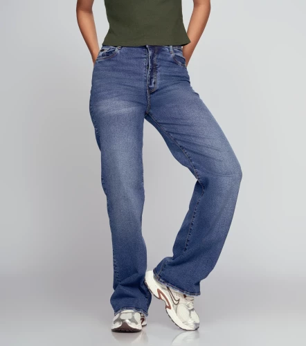 Star Lorena Denim Unicolor Con Desgastes Y Rotos En Trama UnserAZ