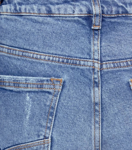 Iron Tyler Jean Con Proceso Desgastes Y Botonera UnserAZ