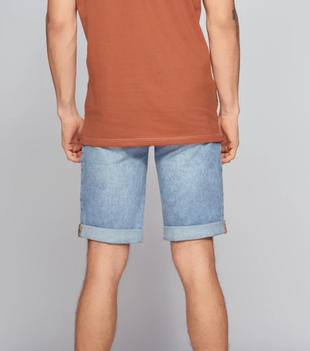 Mario Bermuda Tono Medio Claro Con Desgastes UnserAZ