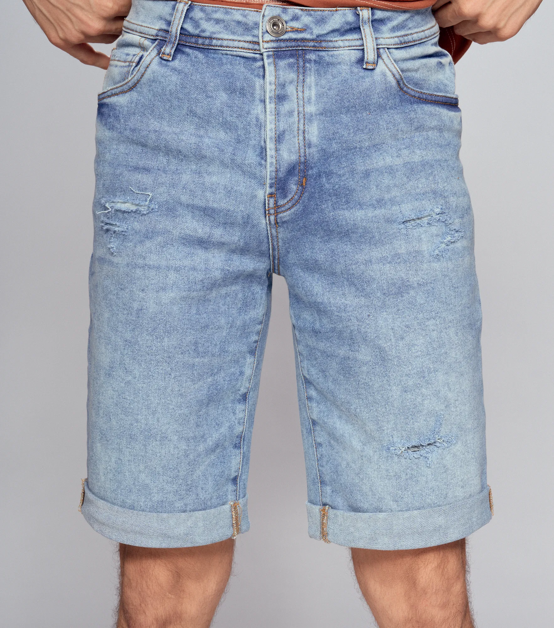 Mario Bermuda Tono Medio Claro Con Desgastes Unser 835617 AZ