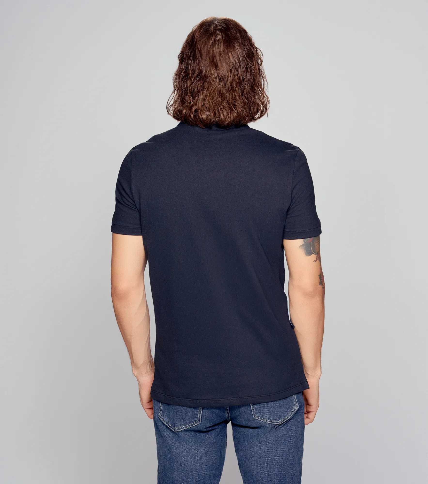 Nova Polo Masculina Slim Fit Gas 833134 AV