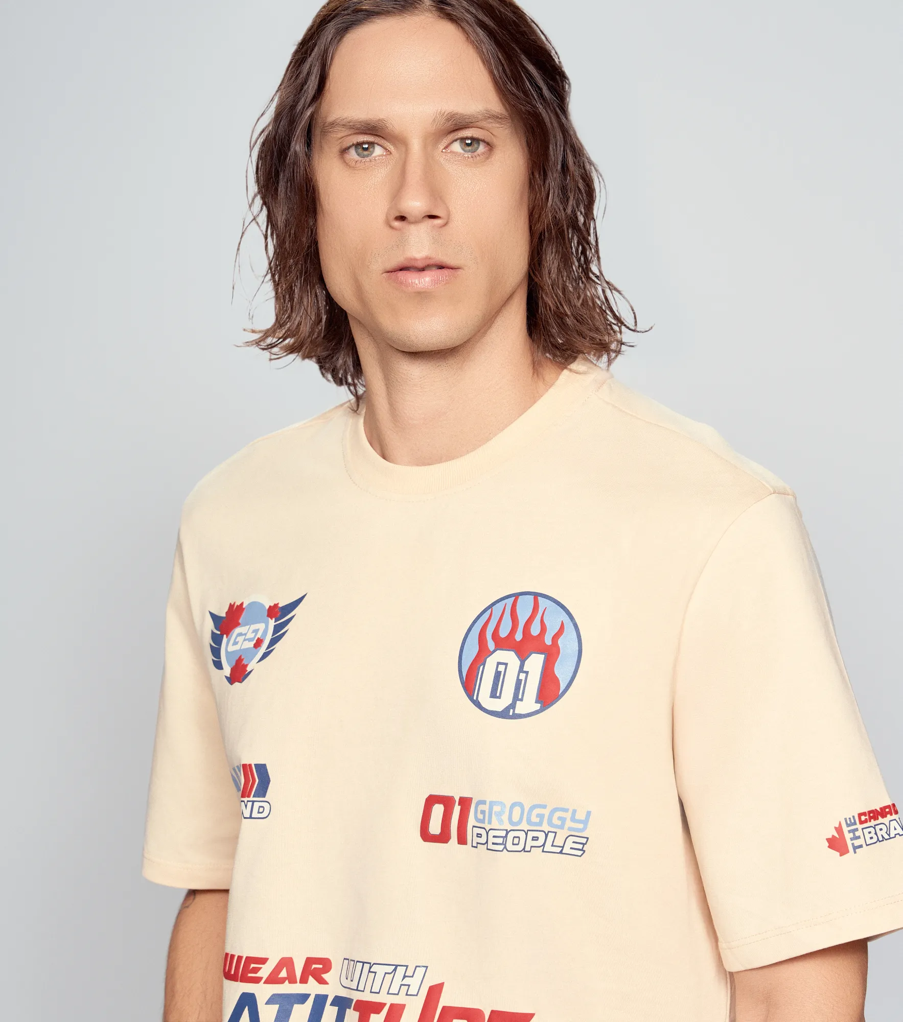 Klaus T Shirt Regular Masculina Groggy 834582 BG