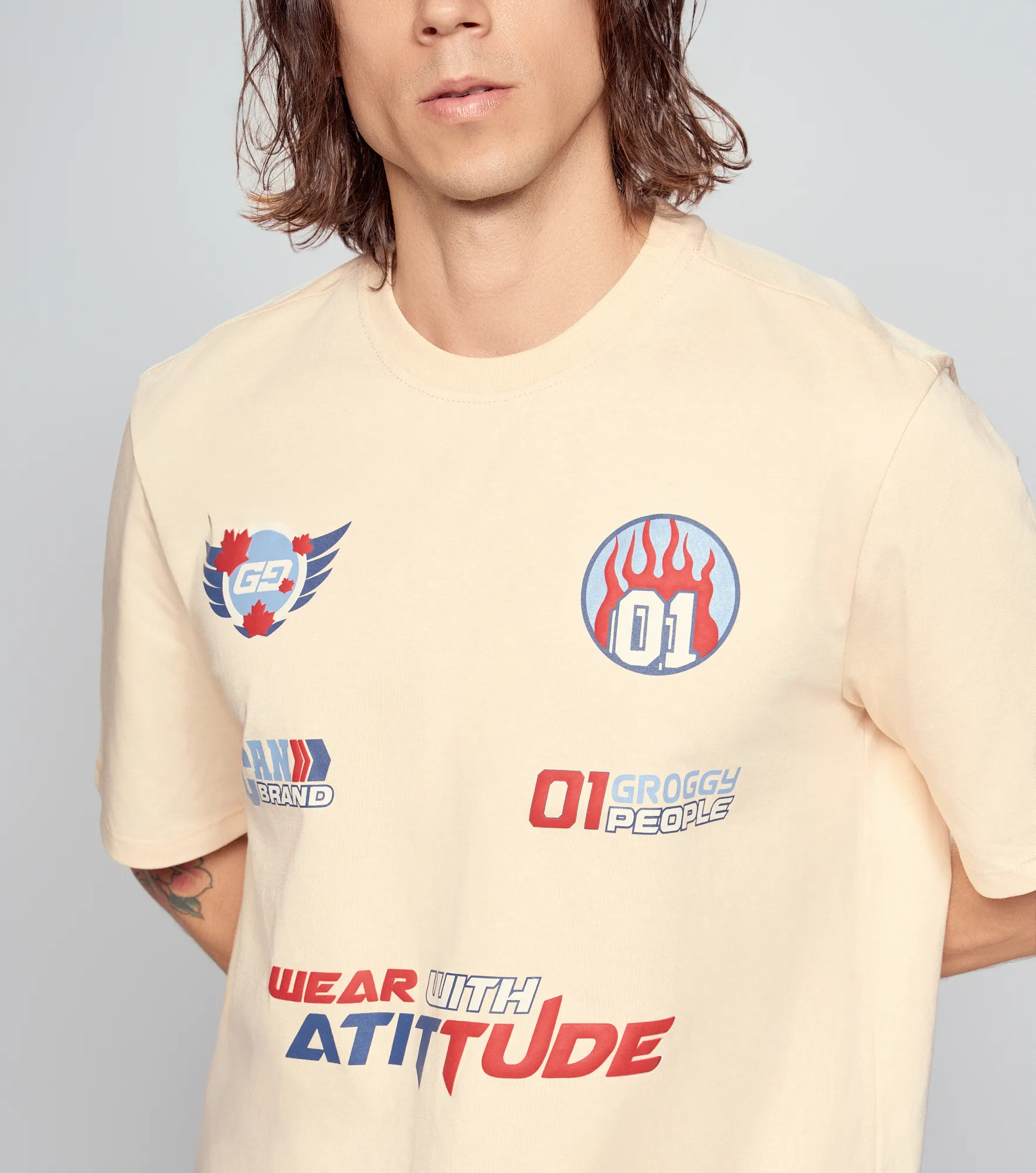 Klaus T Shirt Regular Masculina Groggy 834582 BG