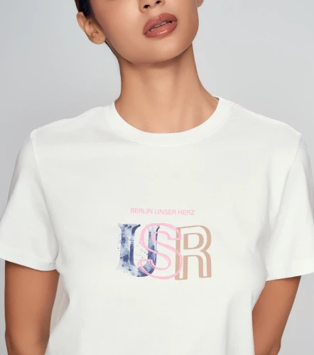 Daira T Shirt Cuello Redondo Con Estampado UnserBL