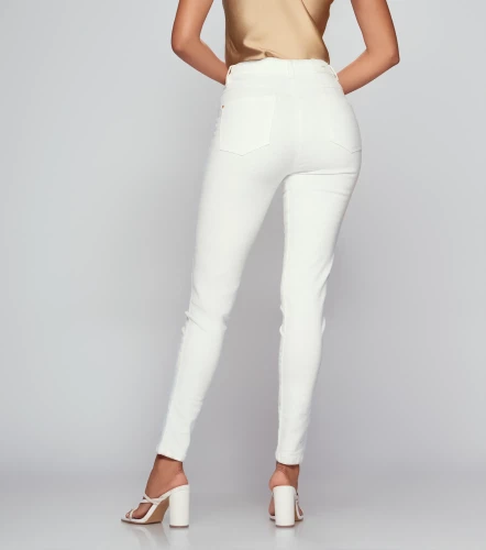 Jean Para Mujer Cinco Bolsillos Unicolor Praga Milan DerekBL