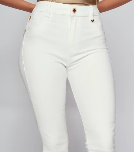 Jean Para Mujer Cinco Bolsillos Unicolor Praga Milan DerekBL