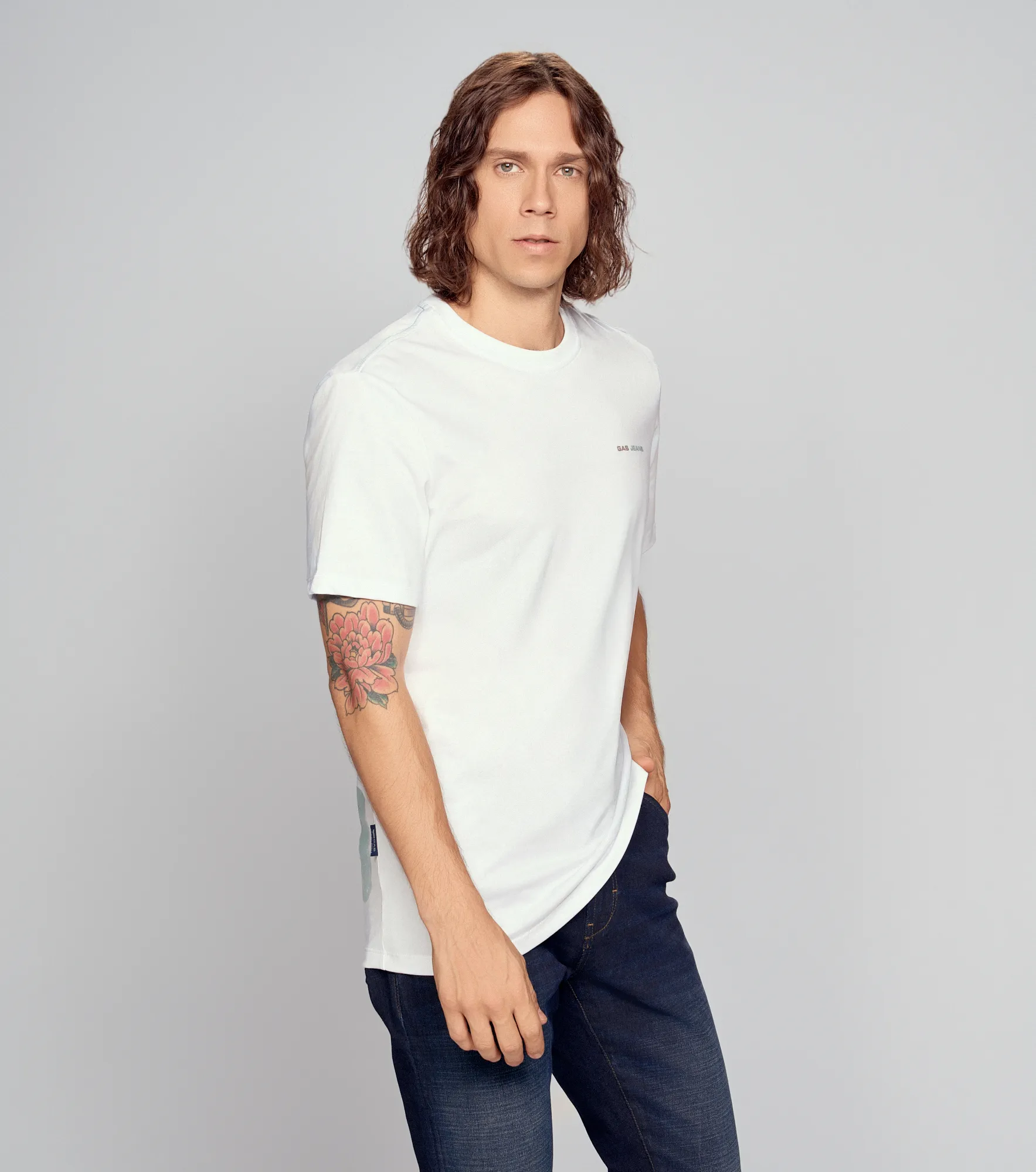 Alek Camiseta Regular Fit Masculina Gas 834586 BL