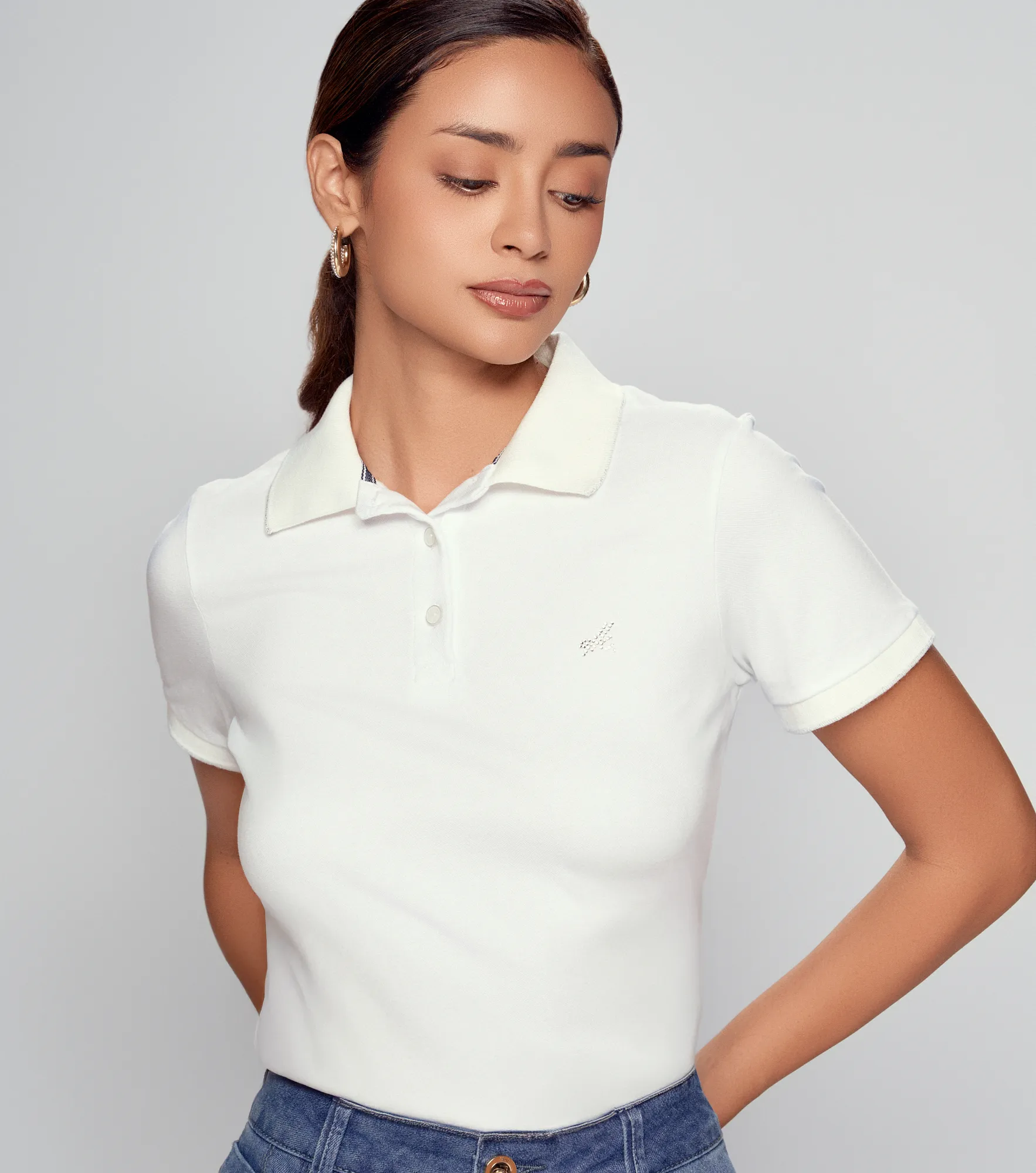 Polo Para Mujer Bela Derek 834725 BL