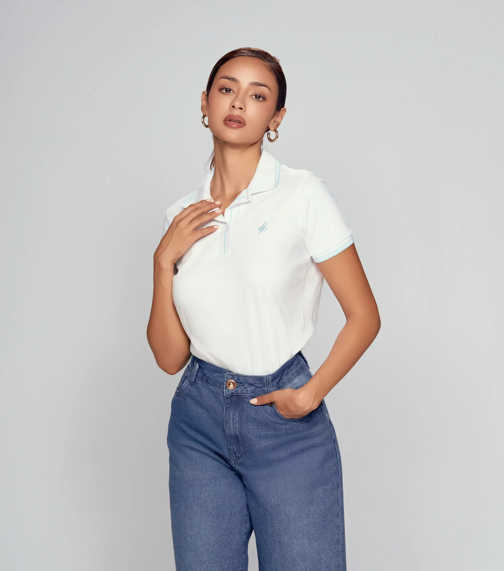 Blusa Polo Para Mujer Natalia Derek 834872 BL