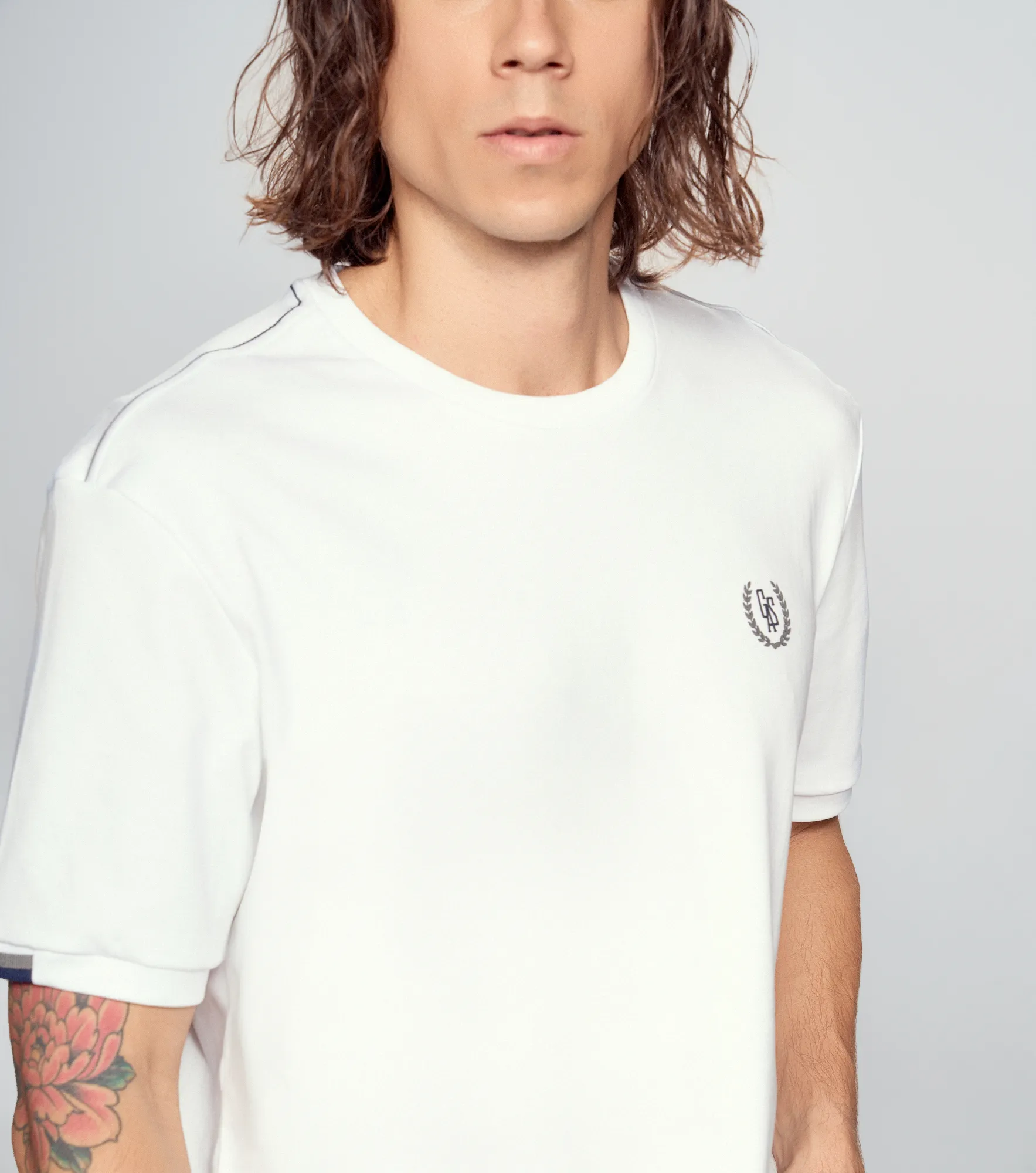 Brown Camiseta Relax Fit Masculina Gas 835225 BL