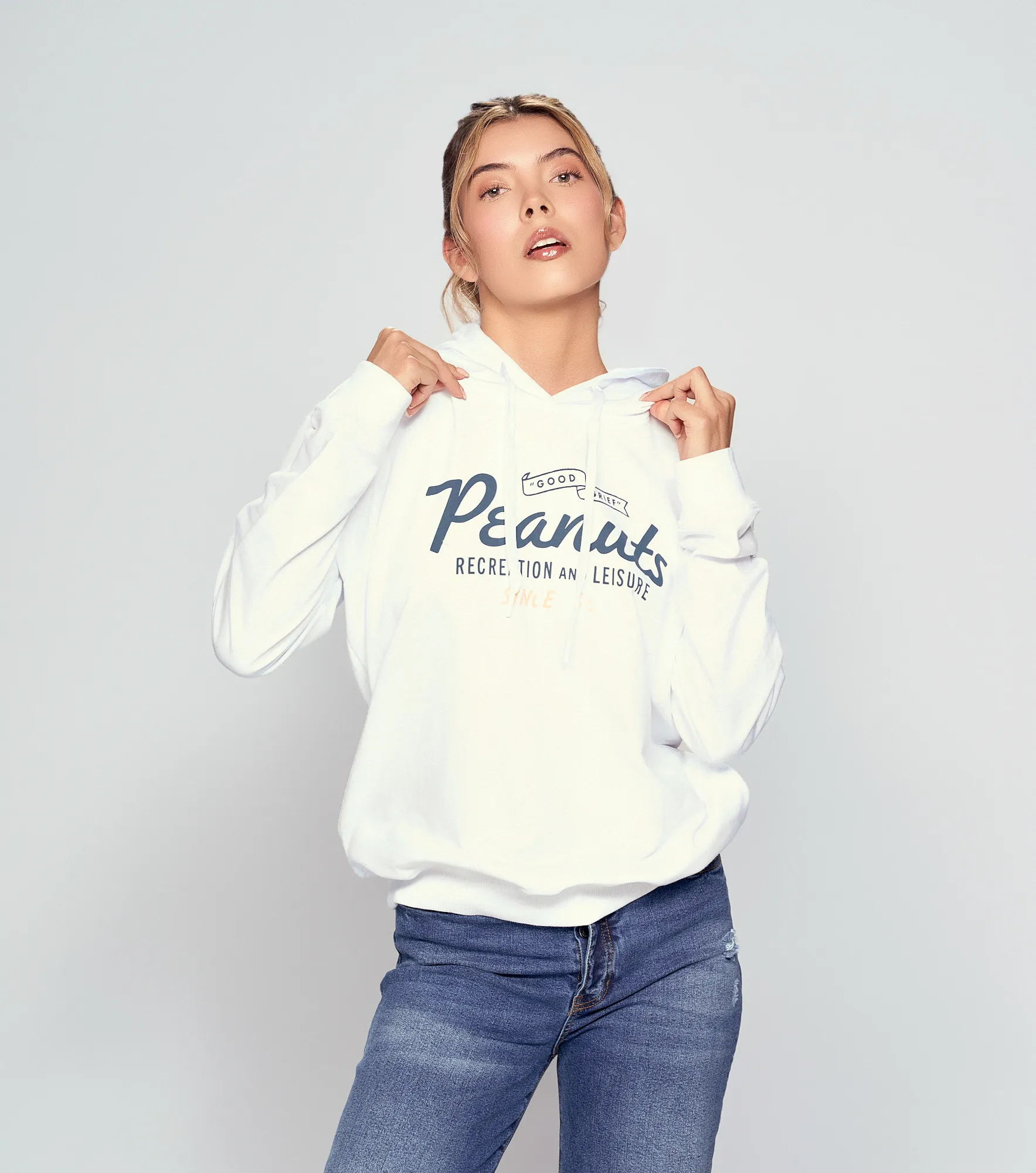 Erika Buzo Con Capota Y Estampado Delantero Y Posterior Unser 835579 BL