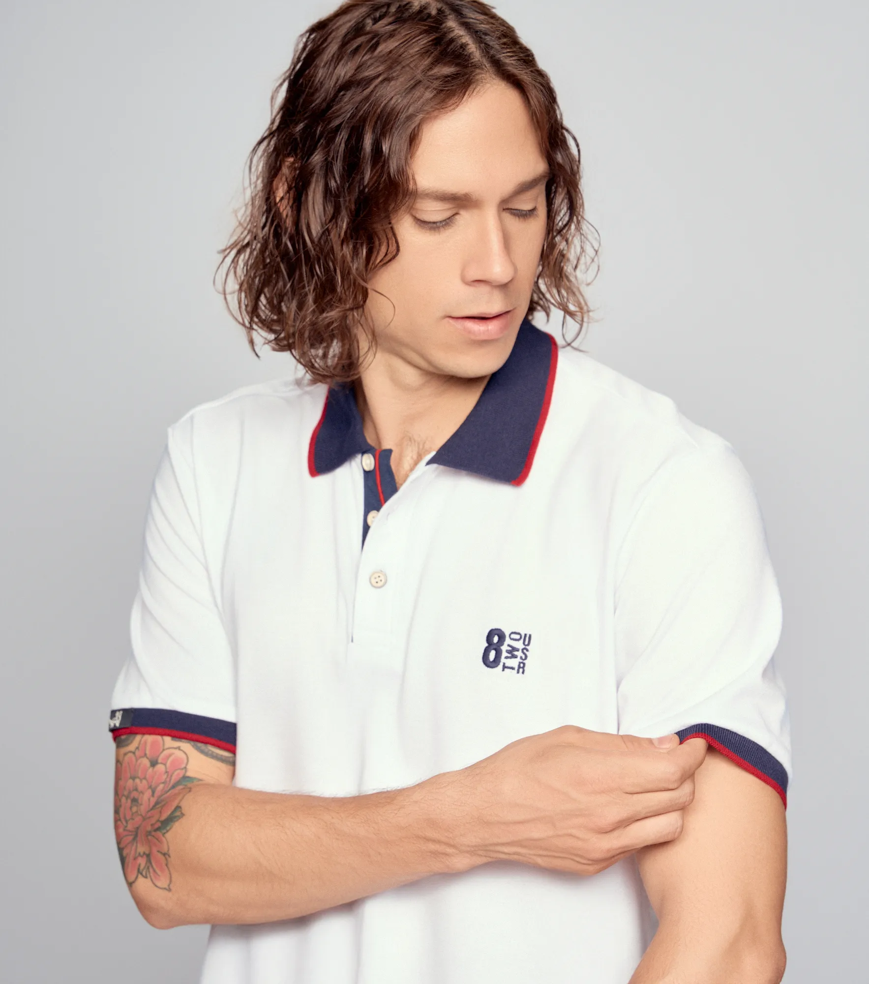 Comfort Neitan Polo Combinado Con Tejidos Unser 835614 BL