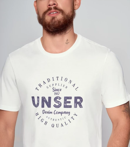 Comfort Willy Camiseta Unicolor Con Estampado UnserBL